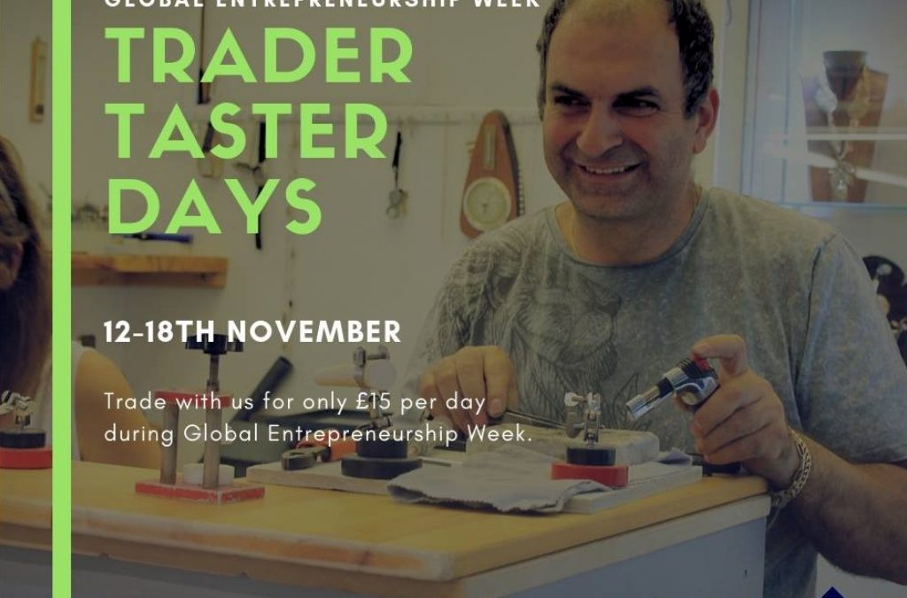 Global Entrepreneurship Week Trader Taster Days